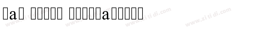 Bad scrpt fegular字体转换
